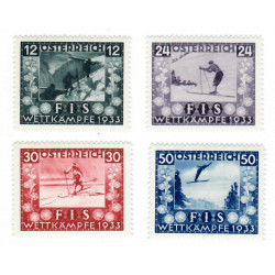 551-554 - 1933, Jugendwohlfahrt: FIS-Wettkämpfe in Innsbruck, **, Rakúsko