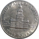 1976 half dollar, Kennedy, Independence Hall reserve, CuNi, USA