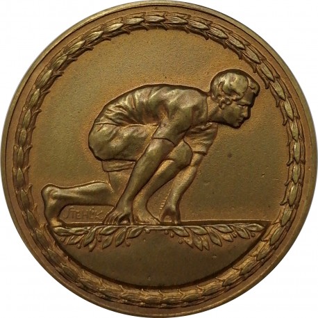 1929 - lehkoatleticke závody Kolín, Stehlík, AE medaila, Československo