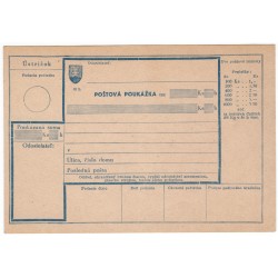 Poštová poukážka, natlačený kolok 10 h, Slovenský štát