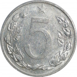 1953 - 5 halier, Československo 1953 - 1960