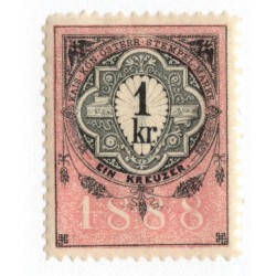 1888 - 1 kreuzer, XI. emisia, Rakúsko - Uhorsko