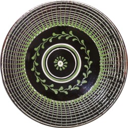 Tanier so zelenou dekoráciou, Pozdišovská keramika, Československo