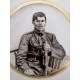 Tanier s portrétom muža v uniforme - Kan, Stará Role, C. M. Hutschenreuther 1909 - 1922