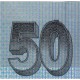 50 Sk 2005 K, ROZPITÁ FARBA, 2 kusy sériové čísla po sebe, Slovenská republika, UNC