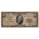 10 dollars 1929, THE FEDERAL RESERVE BANK OF NEW YORK - B, Alexander Hamilton, hnedá pečať, USA, VG