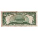 5 dollars 1934 A, SILVER CERTIFICATE, Abraham Lincoln, , žltá pečať - Severná Afrika, USA, VG