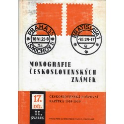 17 diel II. - Monografie československých známek - československé poštovní razítka 1919 - 1939