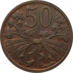 50 halier 1950, O. Španiel, Československo (1945 - 1953)