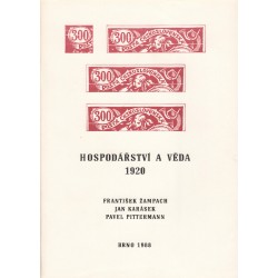 Hospodářství a věda 1920, Brno 1988