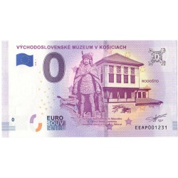0 euro souvenir, Východoslovenské múzeum v Košiciach, Slovensko, EEAP001231