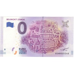 0 euro souvenir, Bojnický zámok , Slovensko, EEAR005348
