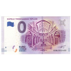 0 euro souvenir, Kúpele Trenčianske Teplice , Slovensko, EEBJ002400