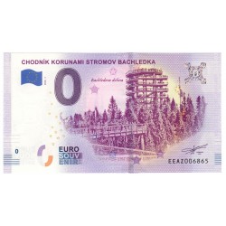 0 euro souvenir, Chodník korunami stromov Bachledka, Bachledova dolina, Slovensko, EEAZ006865