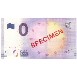 0 euro souvenir, SPECIMEN, 0777