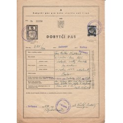 1949 A / 15 Kčs kolok - Dobytčí pas, Československo