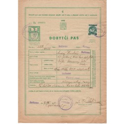1950 C / 5 Kčs kolok - Dobytčí pas, Československo
