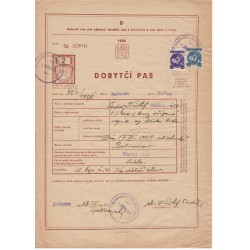 1950 D / 2 Kčs kolok - Dobytčí pas, Československo
