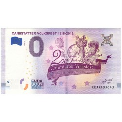 0 euro souvenir 2018 - 1, CANNSTATTER VOLKSFEST 1818-2018, Nemecko, XEAX003643