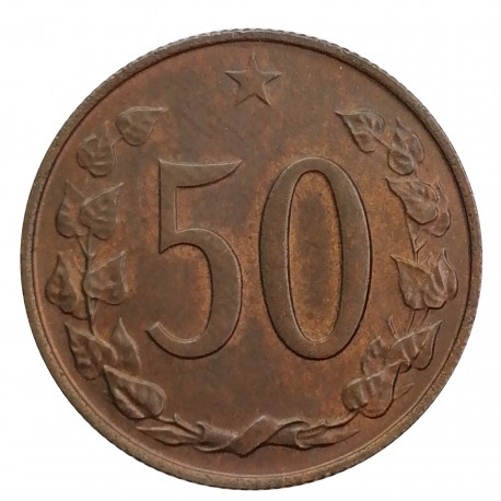 50 halier, 1969 s bodkami, Československo 1960 - 1990