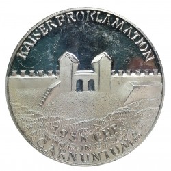 Kaiserproklamation in Carnuntum 193 BC, strieborná medaila, Klarm, PROOF, Rakúsko