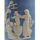 Biskvitová váza s gréckymi výjavmi, Wedgwood, Anglicko