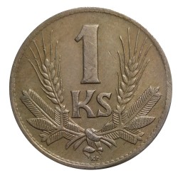 1 koruna 1944, A. Hám, G. Angyal, A. Peter, Slovenský štát (1939 - 1945)