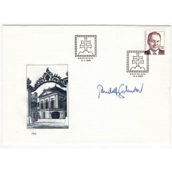 FDC 211 - Prezident SR: Rudolf Schuster s autentickým podpisom, 15. 06. 2000, Slovenská republika