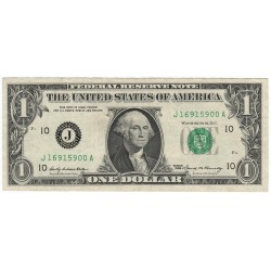 1 dollar 1969 F, 10J - Kansas City, George Washington, USA, VG