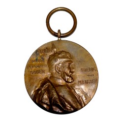 Wilhelm I., Preussen, sté výročie narodenia 1797 - 1897, bronzová medaila, Nemecko