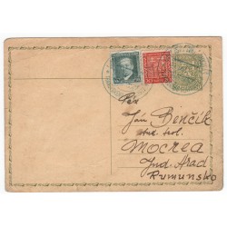 CDV 49 - PP: Liptovsý Svätý Mikuláš - Tranovského slávnosti, dopisnica 29. IX. 1936, Rumunsko