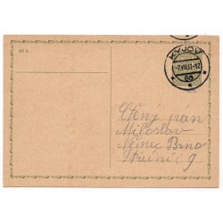 CDV 65 - jednoduchá dopisnica, predajná cena 60 h, 7. VII. 1937, Československo