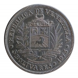 1973 - 5 bolivares, Venezuela