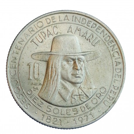 1971 - 10 soles, Lima, Peru