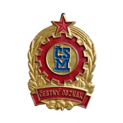 ČSM - čestný odznak, Jablonec, Československo