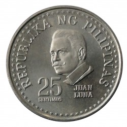 1975 - 25 sentimos, Juan Luna, Filipíny, Philippines