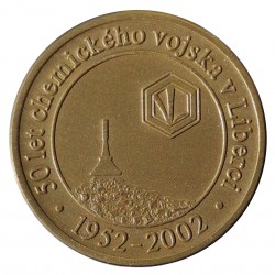 2002 - 50. let chemického vojska v Liberci, AE medaila, Česká republika
