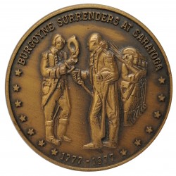 1777 - 1977 Burgoyne surrenders at Saratoga, AE medaila, USA