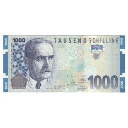 1000 schilling 1997 AFD, Karl Landsteiner, Rakúsko, F