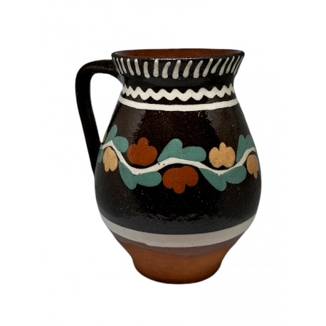 Tmavší džbán s vlnovou, Pozdišovská keramika