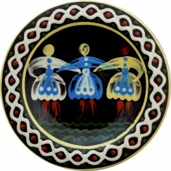 Tanierik s tromi dievčatami, Pozdišovská keramika, Československo