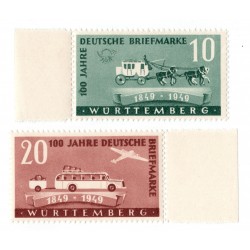 49-50 - Württemberg-Hohenzollern, 1949, Alliierte Besetzung (Franzӧsische Zone), **, Nemecko