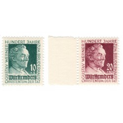 47-48 - Württemberg-Hohenzollern, 1949, Alliierte Besetzung (Franzӧsische Zone), **, Nemecko