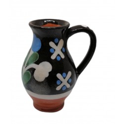 Malý džbánik s modrým kvetom, Pozdišovská keramika