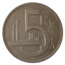 5 koruna 1926, O. Guttfreund, Československo (1918 - 1939)