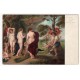 1906 Das Urteil des Paris, Peter Paul Rubens, Dresden, Budapešť, pohľadnica, Nemecko