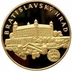 MOSR, Bratislavský hrad, Mincovňa Kremnica, AE medaila, PROOF, Slovenská republika