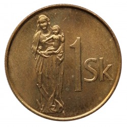 1 koruna 2002, Mincovňa Kremnica, Slovenská republika
