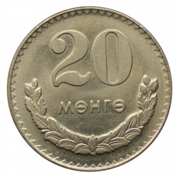 20 mongo, 1970, Mongolia People´s Republic, Mongolsko
