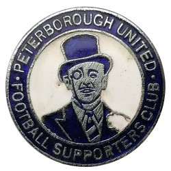 Peterborough United F.S.C., futbalový smaltovaný odznak, Anglicko